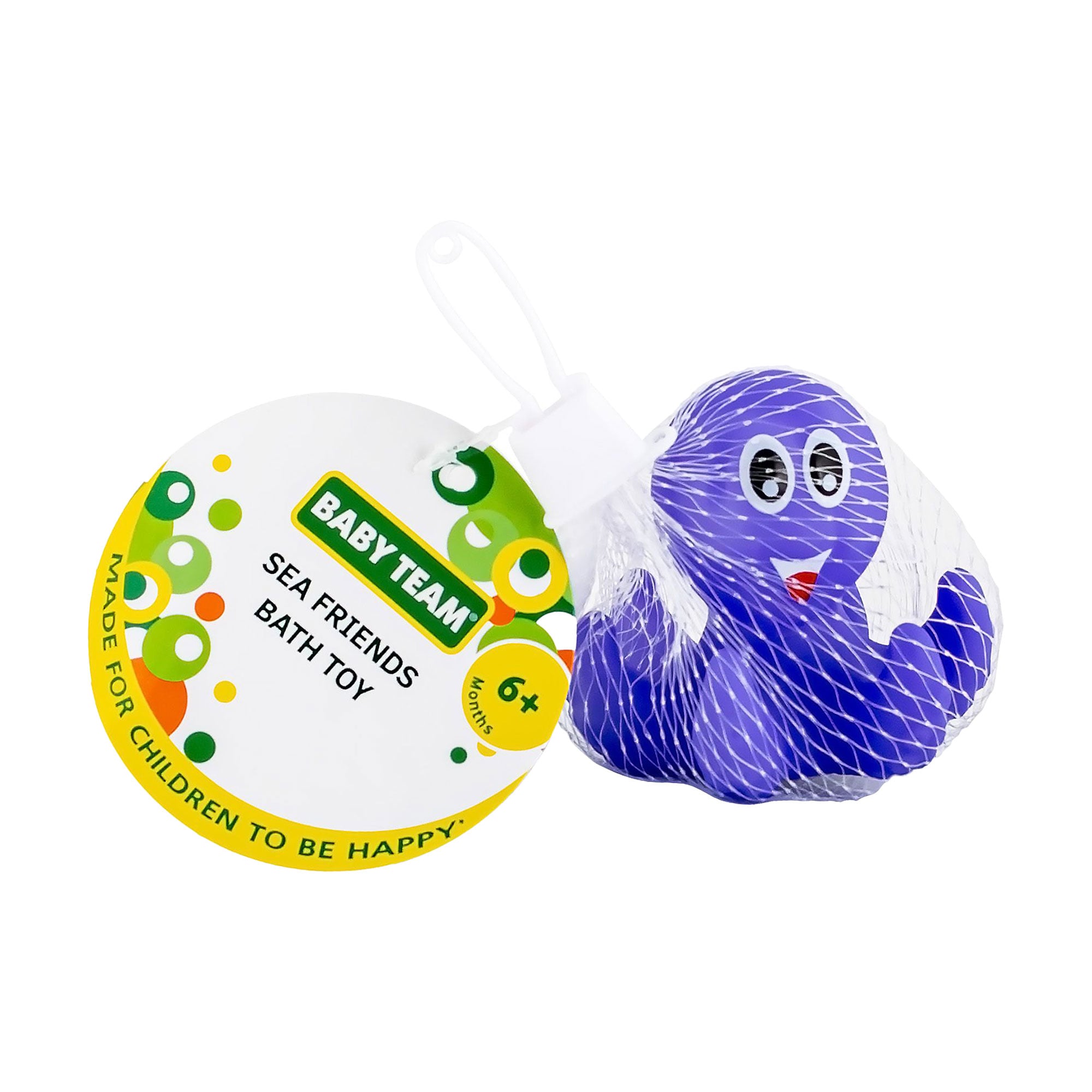 Дитяча іграшка для ванни Baby Team Sea Friends Bath Toy Octopus, від 6 місяців (9045_восьминіг)
