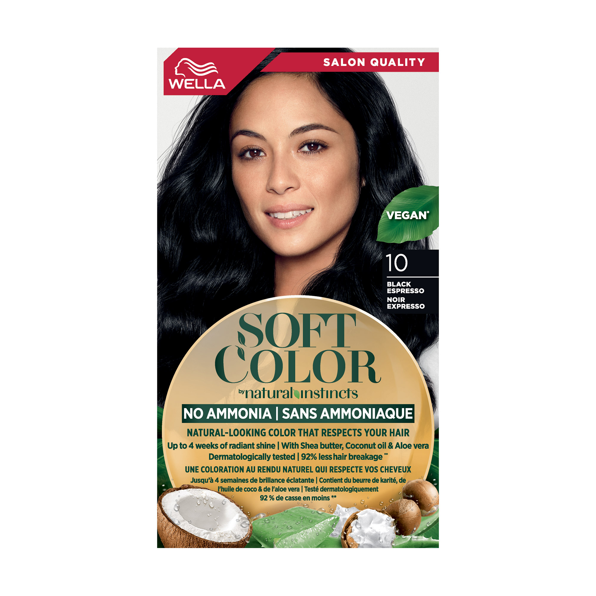 Фарба для волосся WELLA Soft Color без аміаку 10 Чорний еспресо, 125 мл