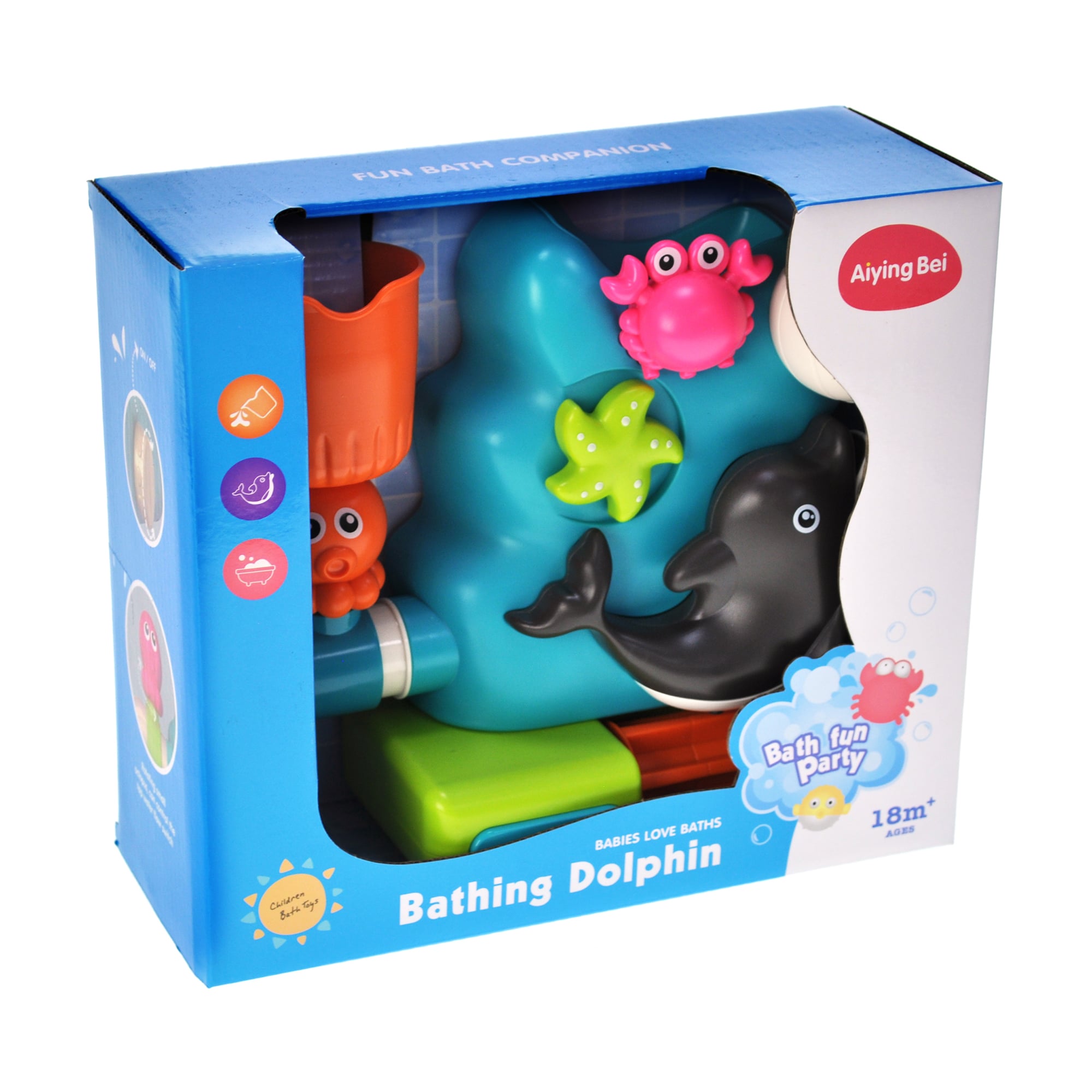 Іграшка для купання YG Toys Дельфін, від 1.5 років, 26*23*9.8 см (E96-04)