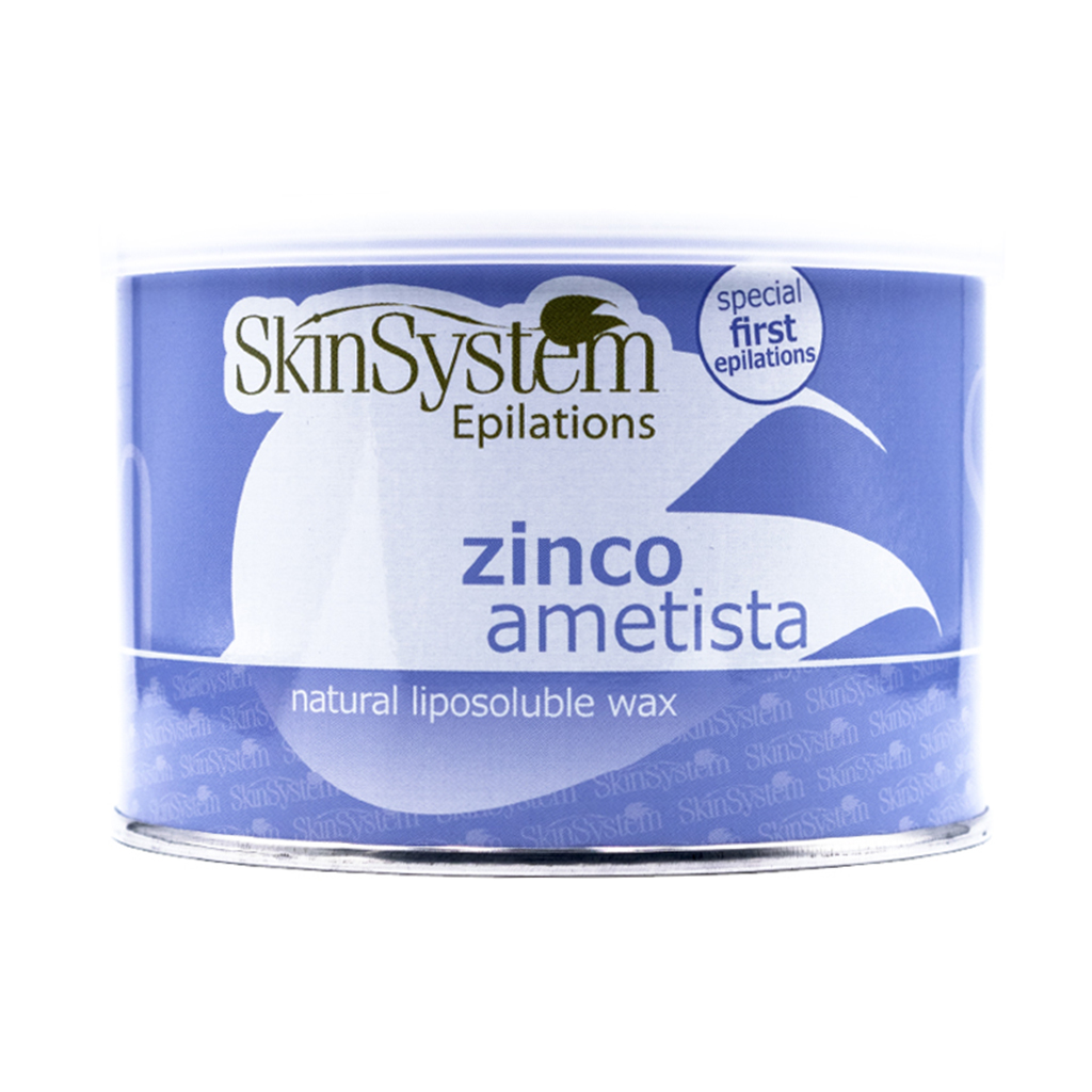 Кремоподібний віск для депіляції Skin System The Zinc Oxide Depilatory Wax Аметист, 400 мл
