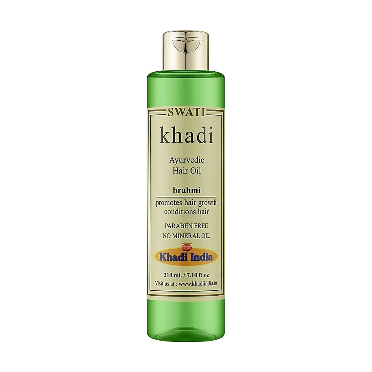 Олія для волосся Khadi Swati Ayurvedic Hair Oil, Brahmi, проти випадіння, 210 мл