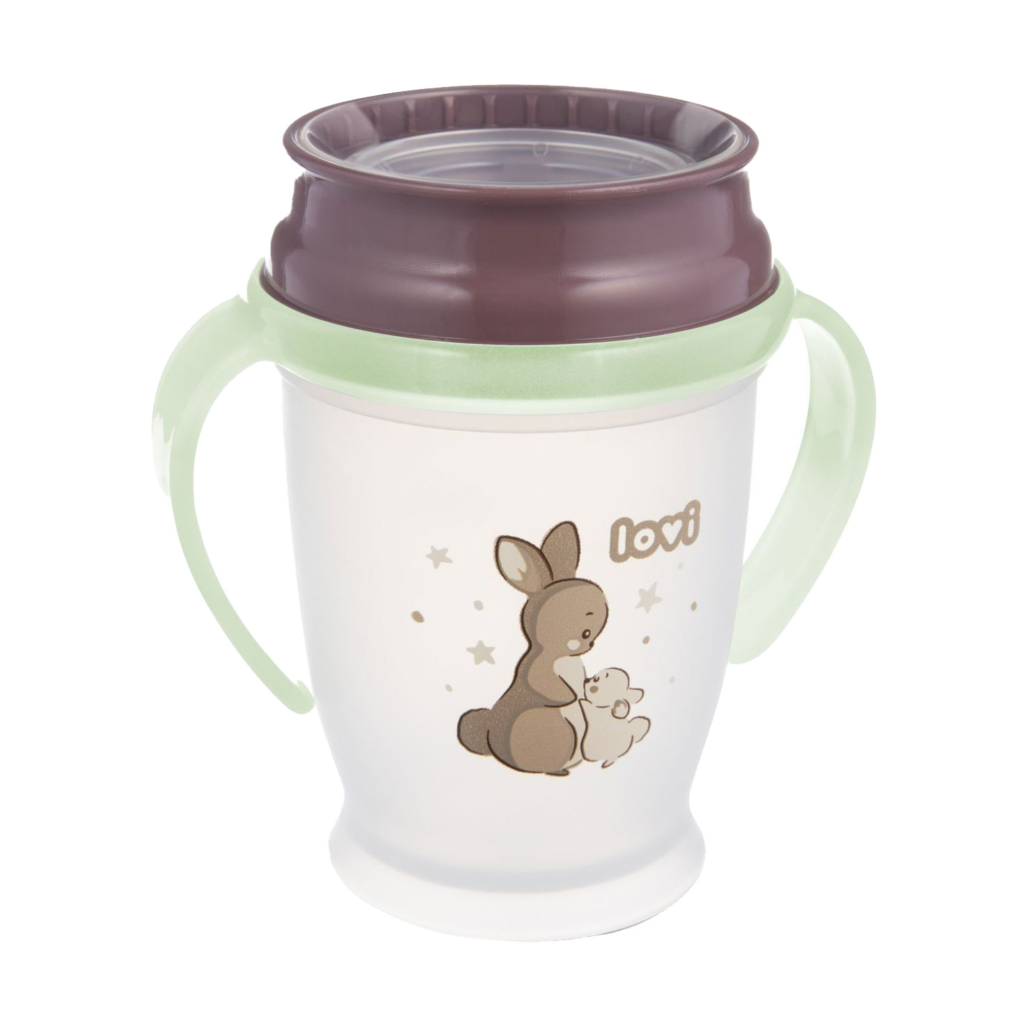 Поїльник-непроливайка LOVI Night & Day Rabbit від 9 місяців, 250 мл (1/610)