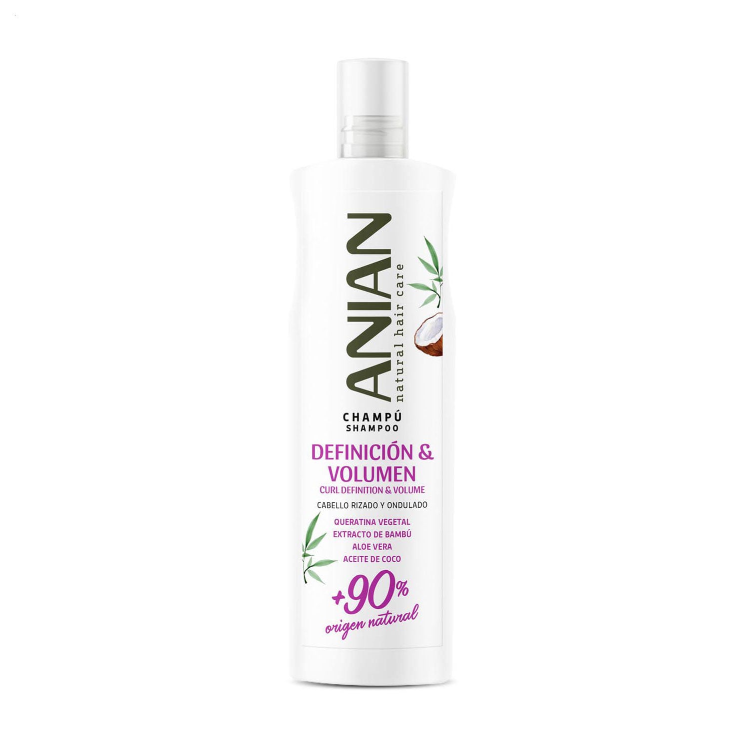 Шампунь для волосся Anian Natural Definition & Volume Shampoo, 400 мл
