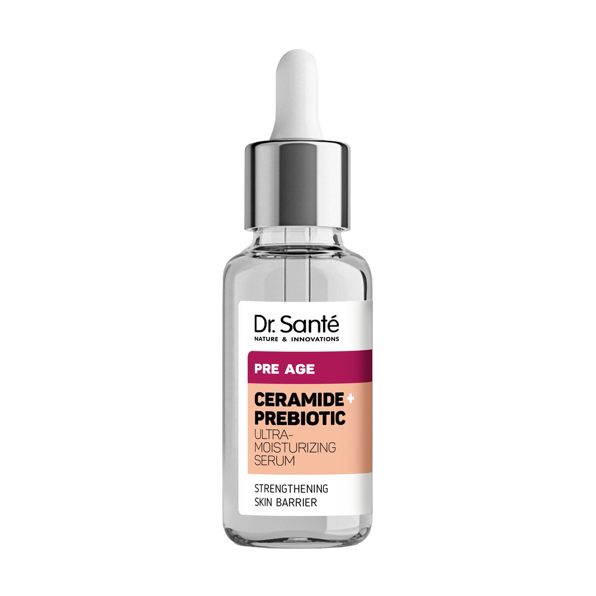Ультразволожувальна сироватка для обличчя Dr. Sante PRE AGE Ceramide + Prebiotic Ultra-Moisturizing Serum, 30 мл